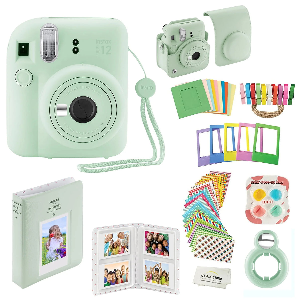 Blossom Pink Instant Camera with Case and Accessory Kit T686645