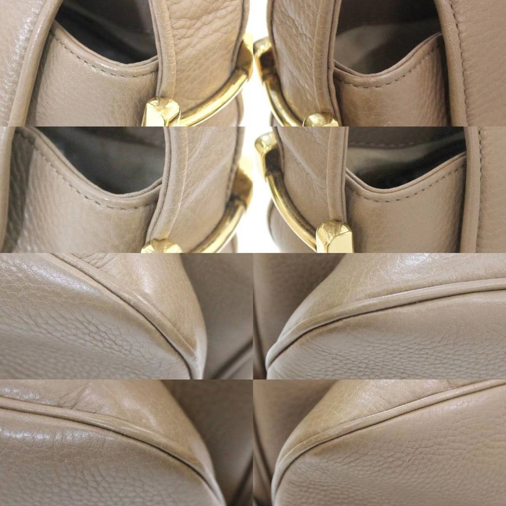 Pre-Owned Leather Shoulder Bag U63169