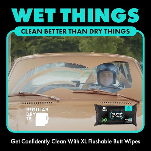 Flushable Unscented Extra-Large Adult Wet Wipes 3 Pack E26317