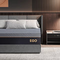 Black 12 inch Queen Gel Memory Foam Mattress P4511