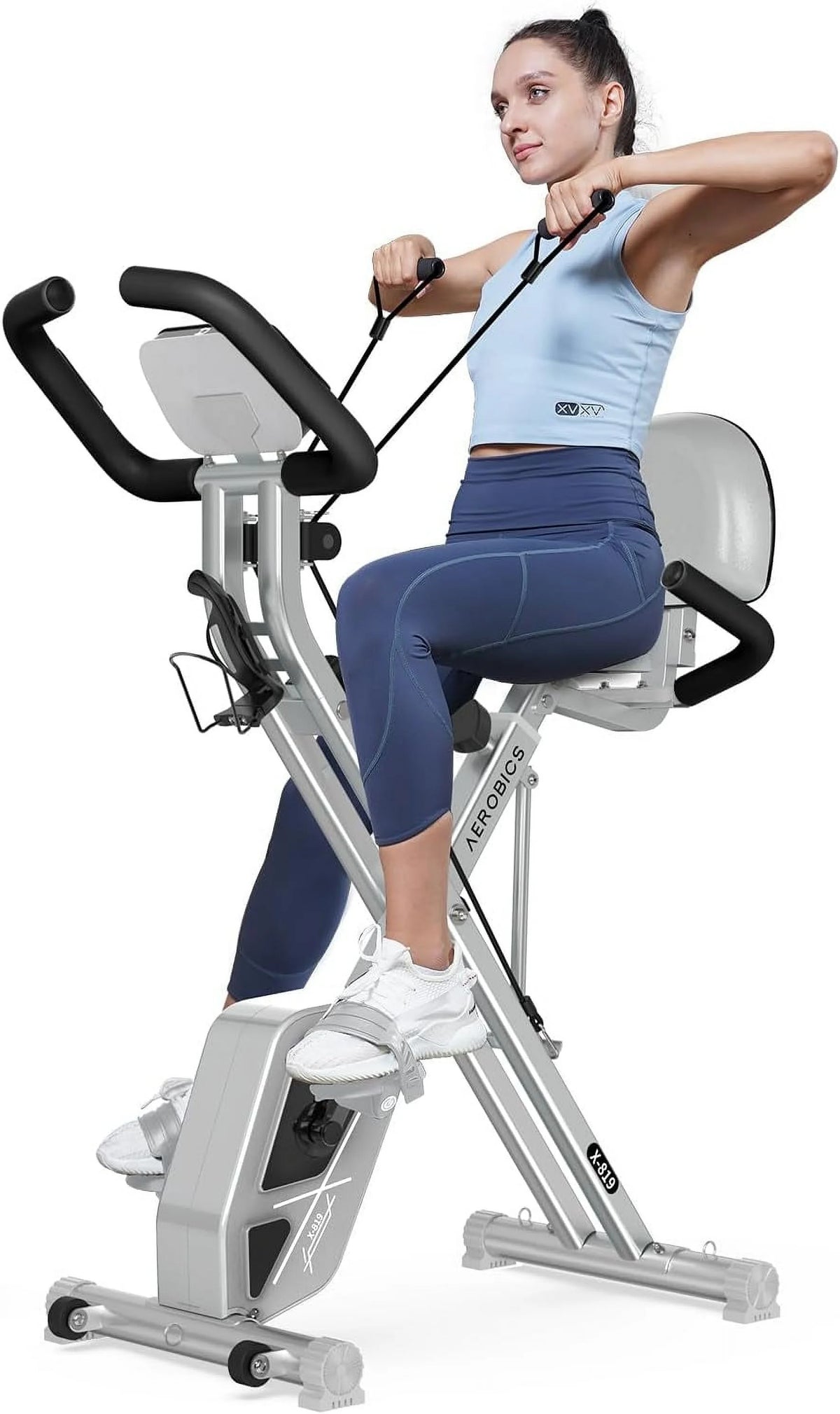 Indoor Cycling Stationary Belt Drive Exercise Bike D657