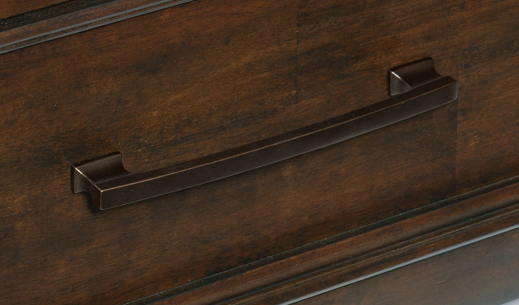 Brown Mango Veneer Wood Chest of Drawers U32606