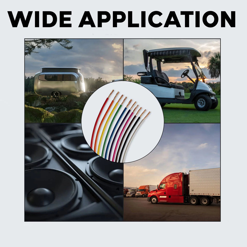 12 Gauge Automotive Primary Wire 4 Color 500ft H5782