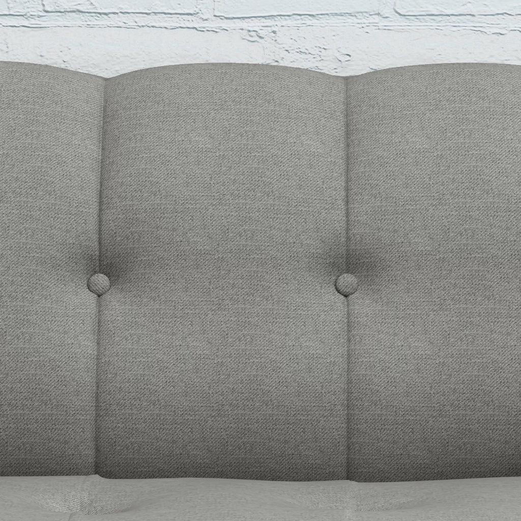 Gray Fabric Tufted Sofa Chat Set C91443
