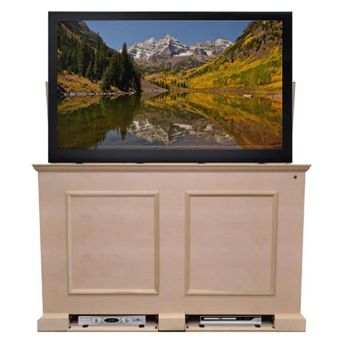 Unfinished TV Lift Cabinet for Up To 60 in. Flat Screen J11005
