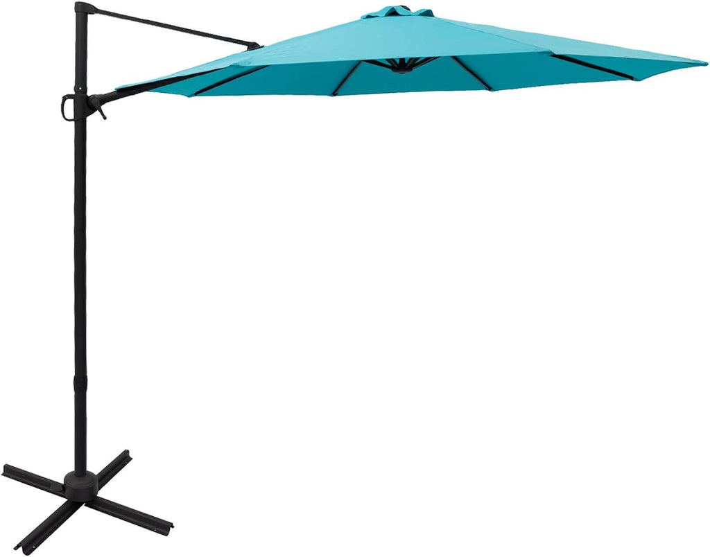 10 ft Cantilever Offset Patio Umbrella and Stand X775246