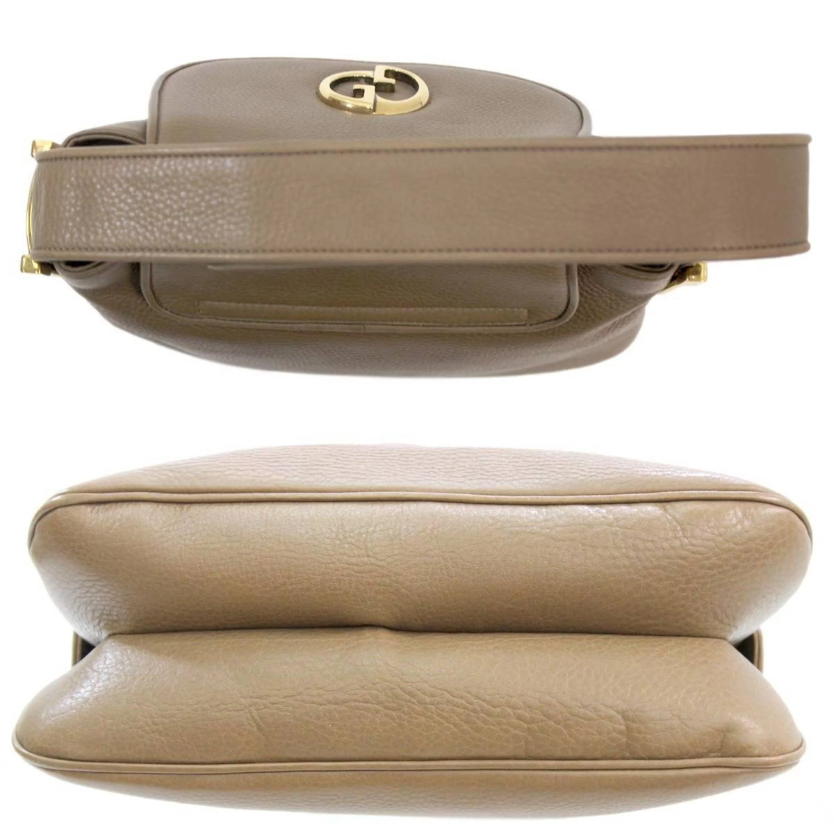 Pre-Owned Leather Shoulder Bag U63169