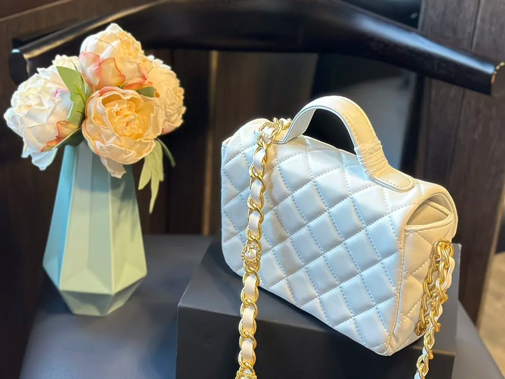 Mini Flap Bag with Top Handle N33369