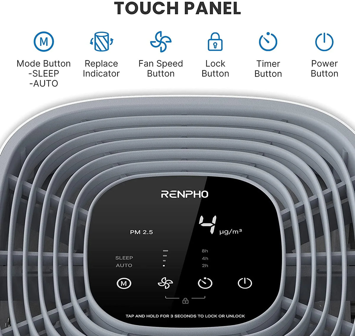 True HEPA Air Purifier White P6237
