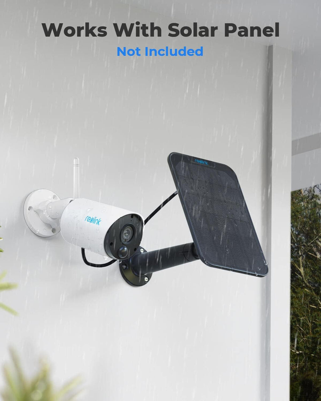 Wireless Outdoor Security Camera, 1080P HD, Rechargeable Battery Powered, 2 Pack A268