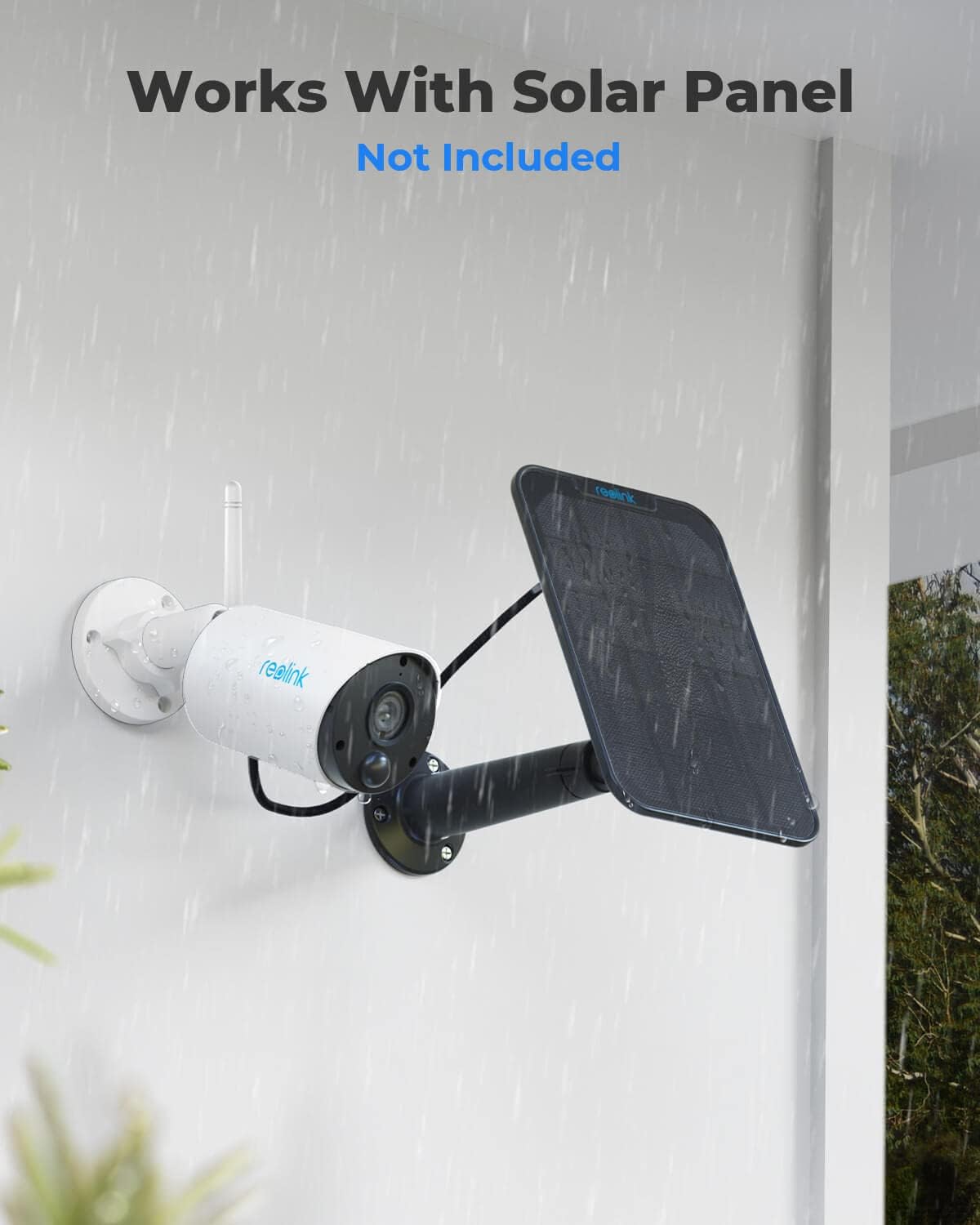Wireless Outdoor Security Camera, 1080P HD, Rechargeable Battery Powered, 2 Pack A268