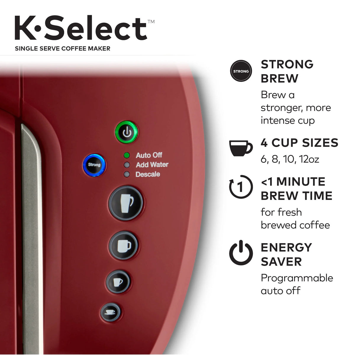 Single-Serve K-Cup Pod Coffee Maker L71181