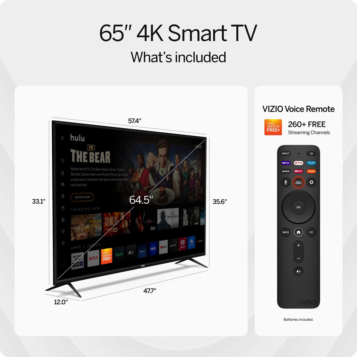 65 Class 4K UHD LED Smart TV I892