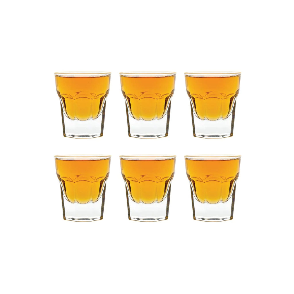 1 Ounce Shot Glasses Set of 6 K102