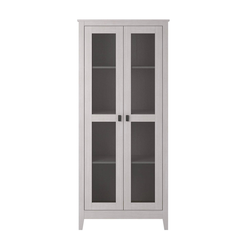 31.5 inch Wide Storage Cabinet with Mesh Doors V46410