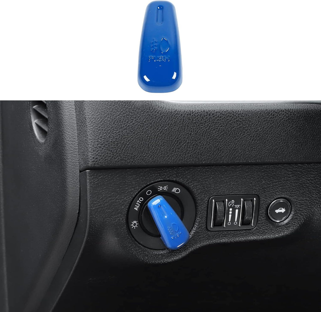 Headlight Control Switch Knob Cover Trim (Red) N88679
