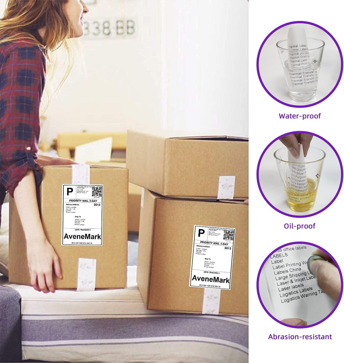 4 x 6 Shipping Label 2400 Labels Pack of 2 H932