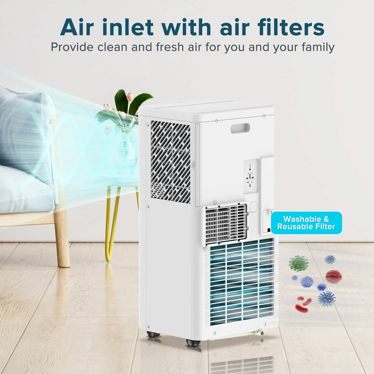 Portable Air Conditioner with Window Kit 5000BTU Z96792