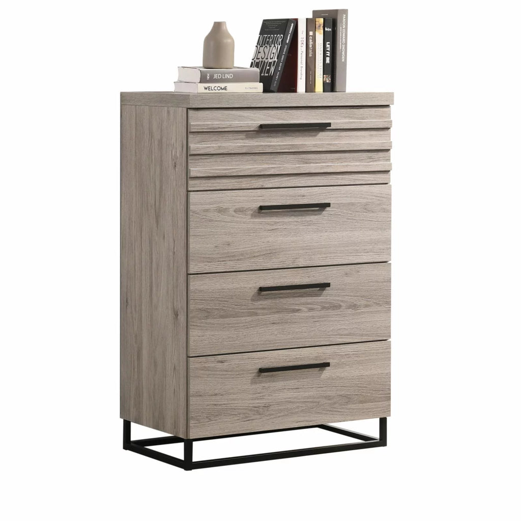 Contemporary 4-Drawer Chest D437
