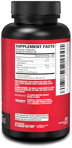 Nitric Oxide Supplement with L Arginine L Citrulline 90 Caps O4573