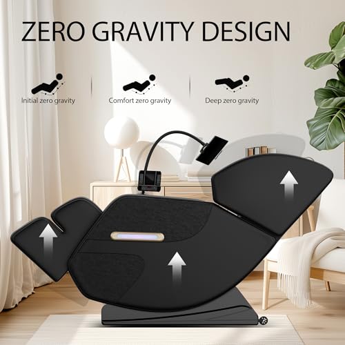 Black Full Body Massage Chair with Zero Gravity F184