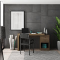 Expandable Walnut Home Office Desk R704