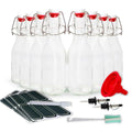 1 Liter Glass Flip Top Bottle Pack of 6 T9792