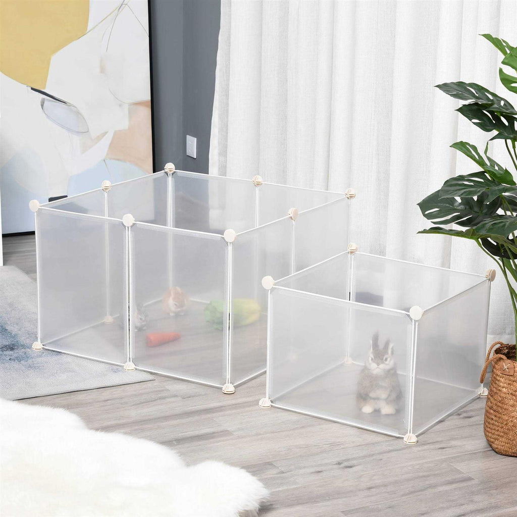 Portable Plastic Pet Playpen 12 Panels S396