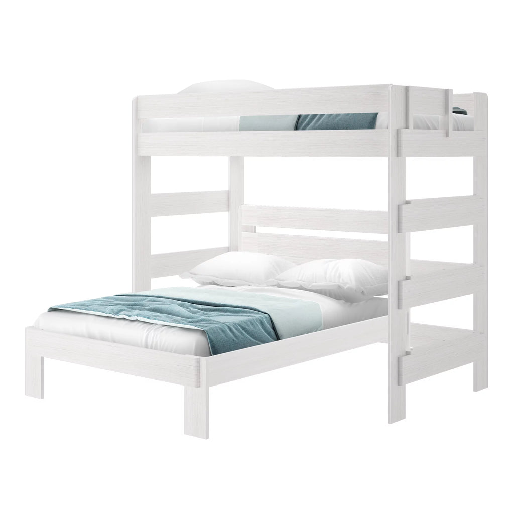 Solid Wood Twin over Full L-Shaped Bunk Bed M82043