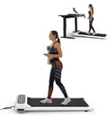 Pink 2.25HP Portable Walking Pad Treadmill Y96993