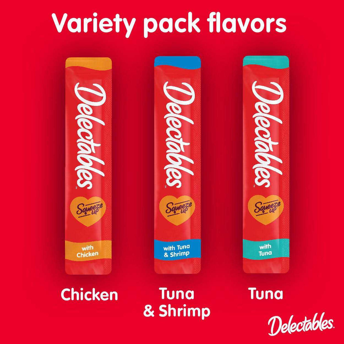 Lickable Wet Cat Treat Variety Pack Q10305