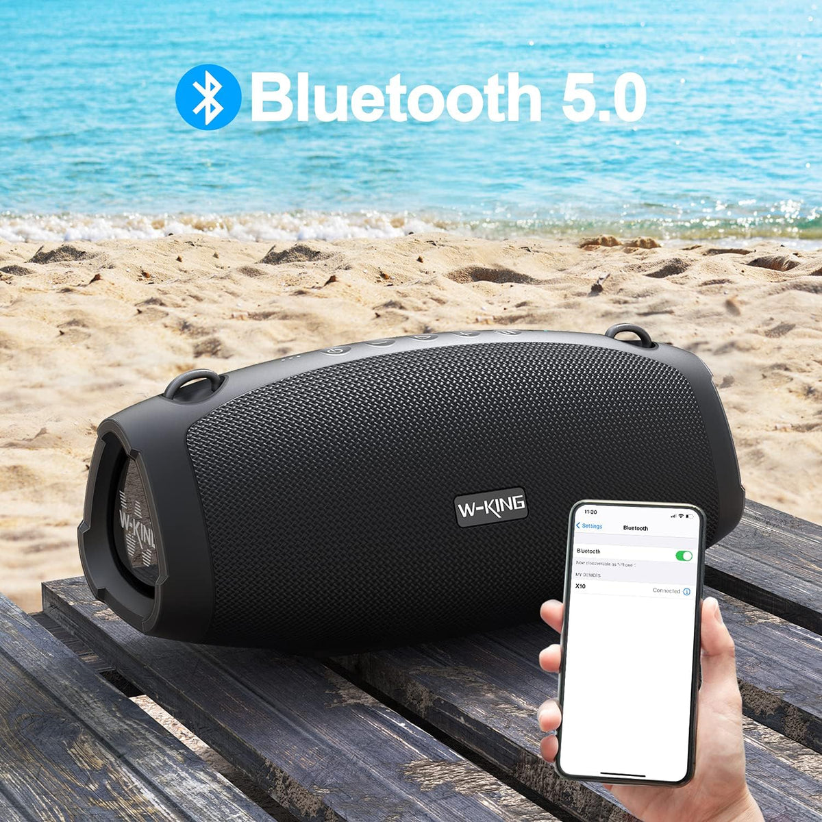 70W Portable Bluetooth Speaker with 13200mAh Power Bank G43456