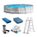 15ft x 42in Prism Frame Above Ground Swimming Pool Set Q68142