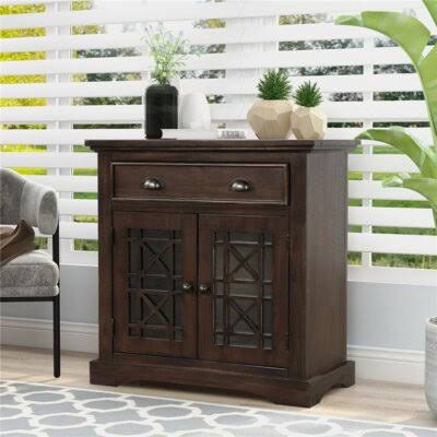 Espresso Accent Cabinet S3013