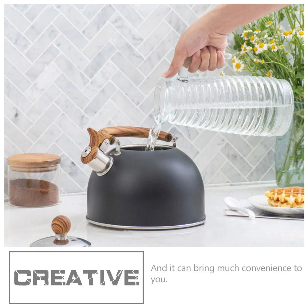 Whistling Stainless Steel Stovetop Tea Kettle V194