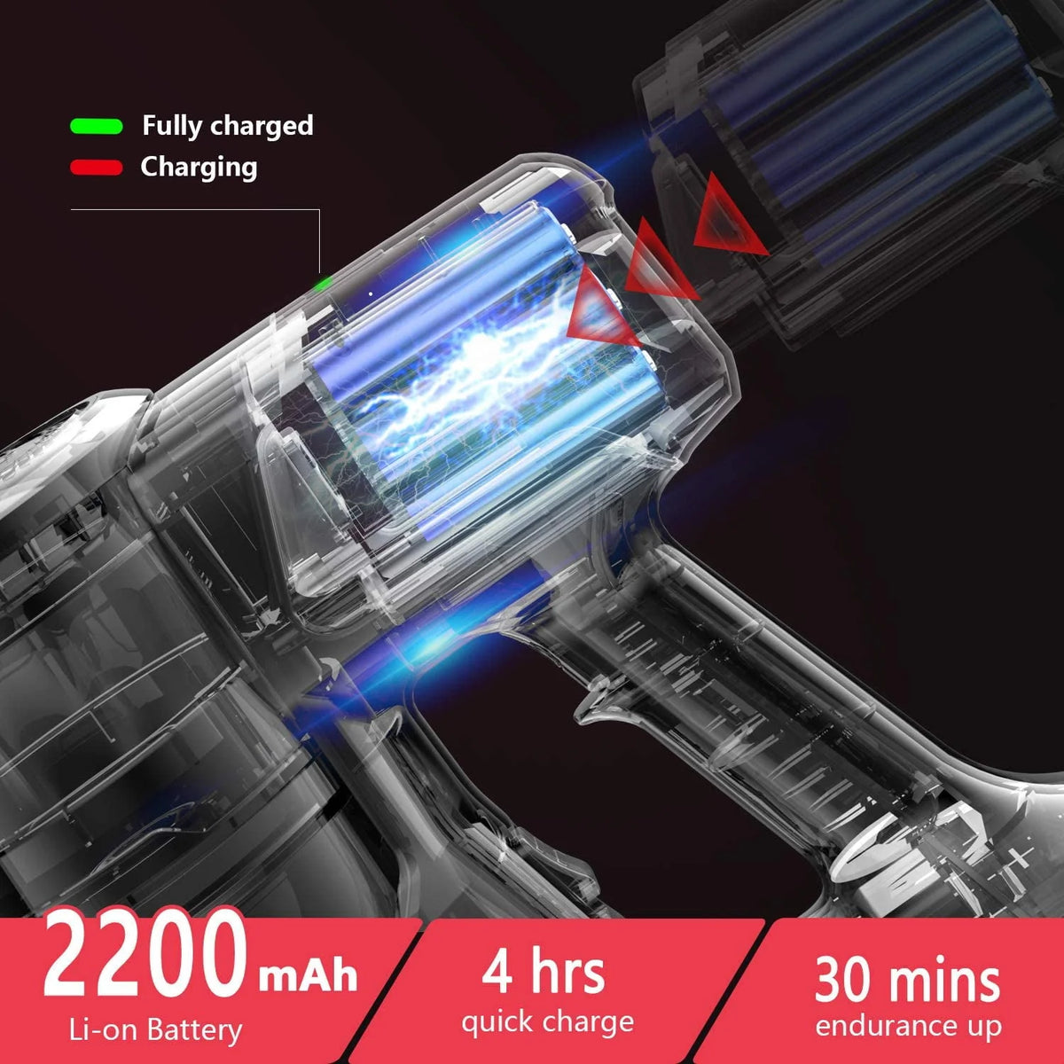 Cordless 2-in-1 Lightweight Stick Vacuum Cleaner I13967