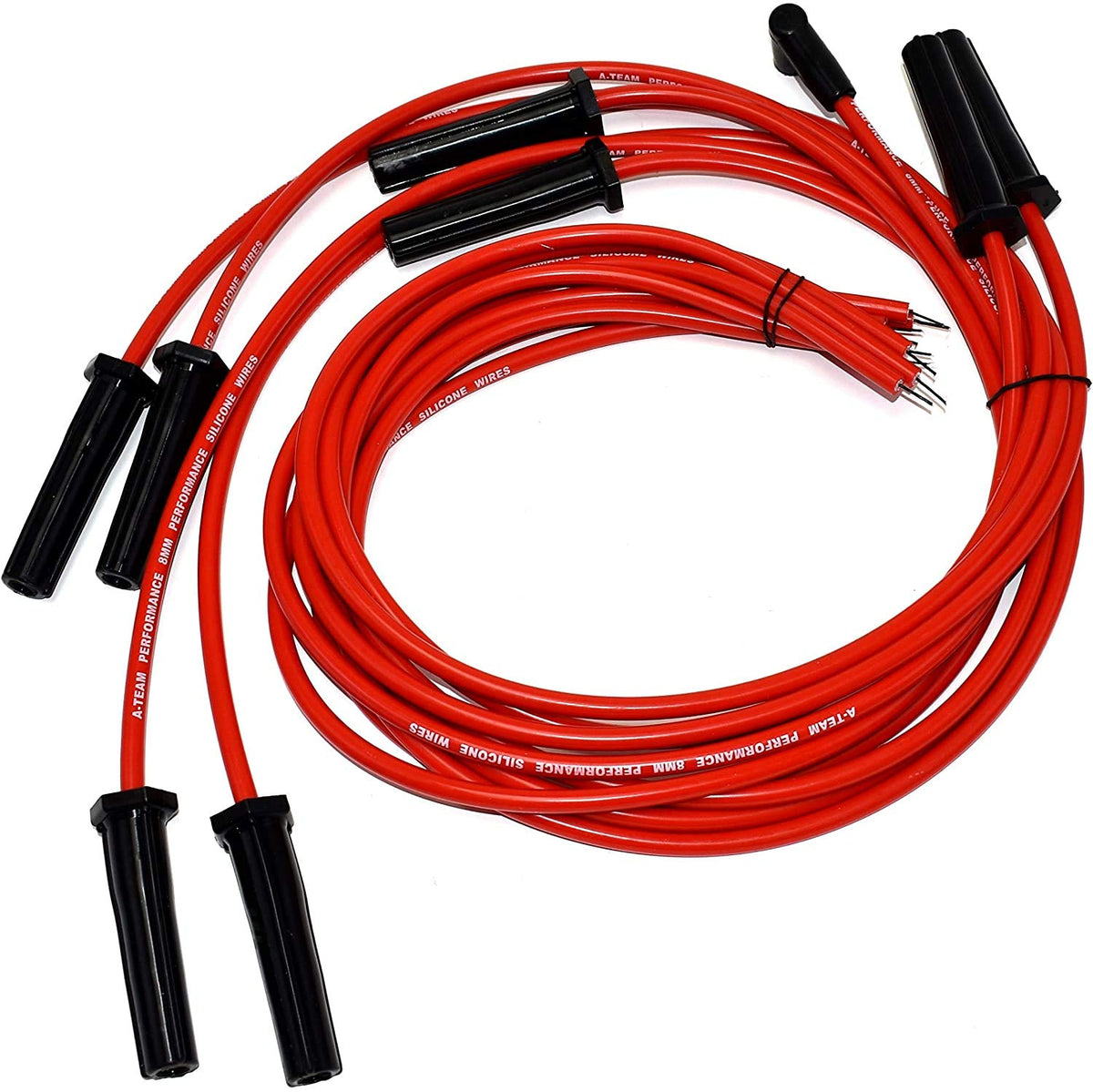HEI Distributor, 8.0mm Spark Plug Wires, and Battery-Pigtail Harness Kit I537