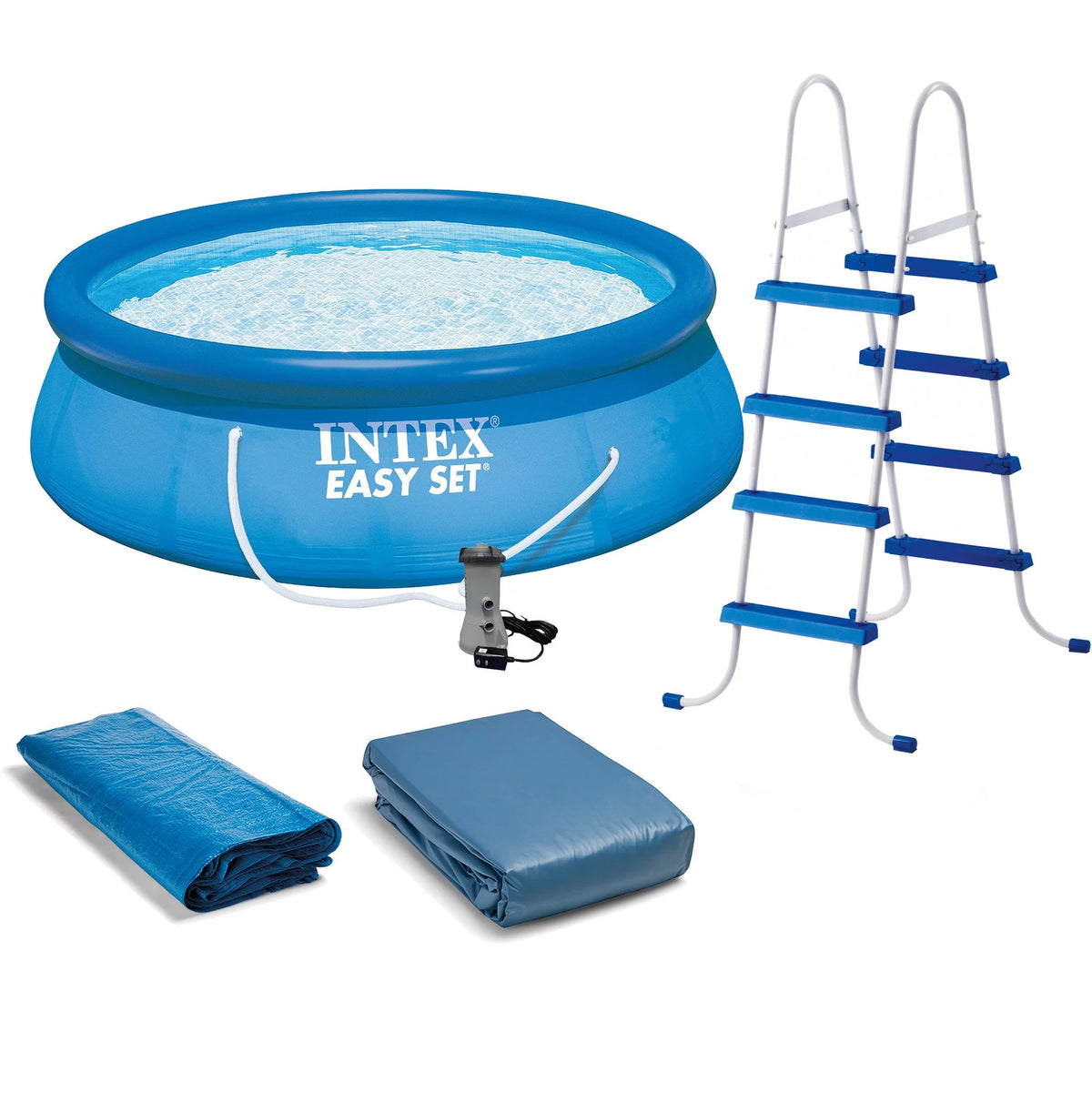 Above Ground Swimming Pool with Ladder and Pump E22716