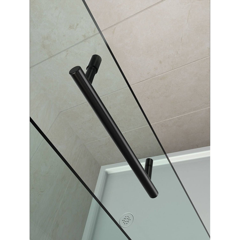 Chrome Frameless Square Shower Enclosure Q1372