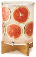 14 Gal Beverage Dispenser with Bamboo Base O71434
