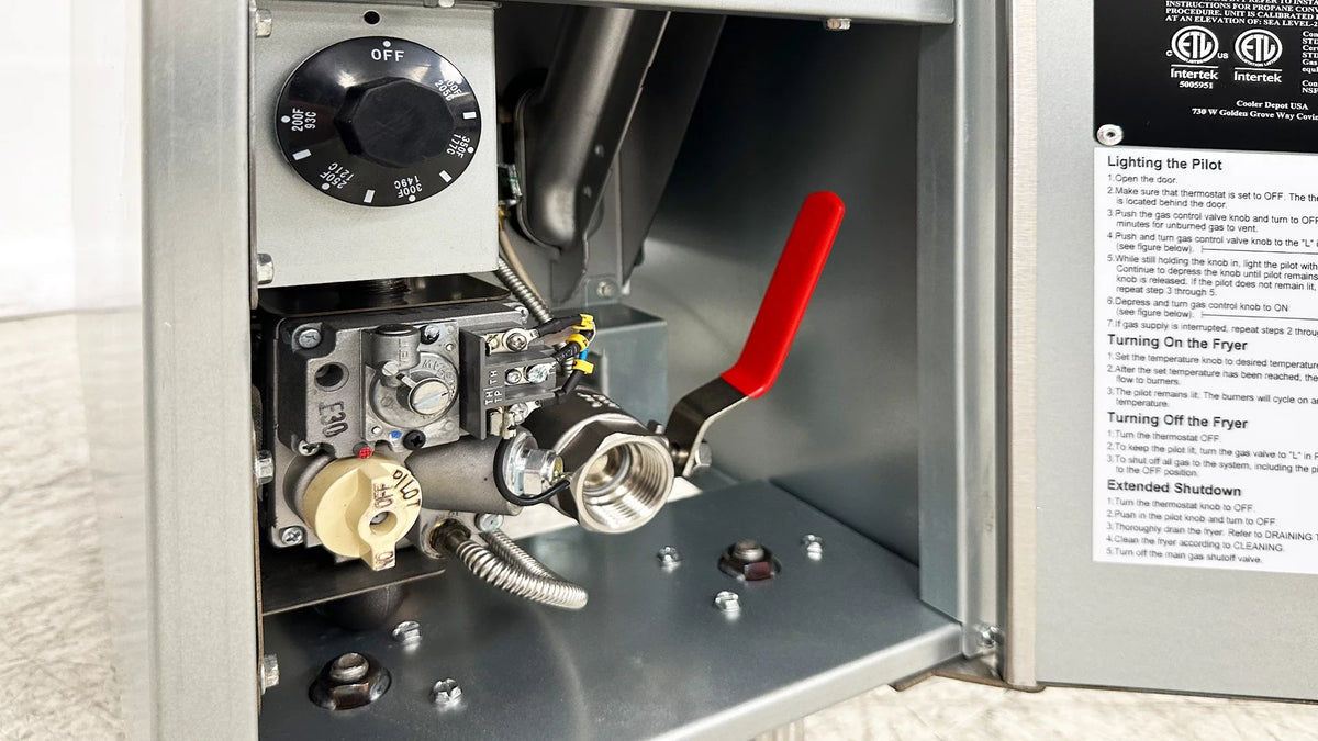 Commercial Gas Countertop Deep Fryer Z7908