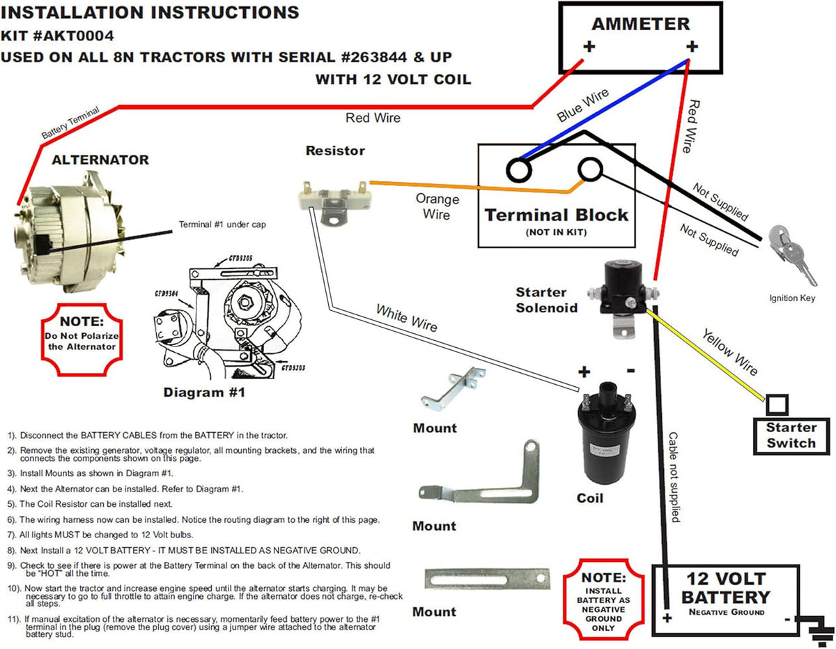Generator Alternator Conversion Kit S2228