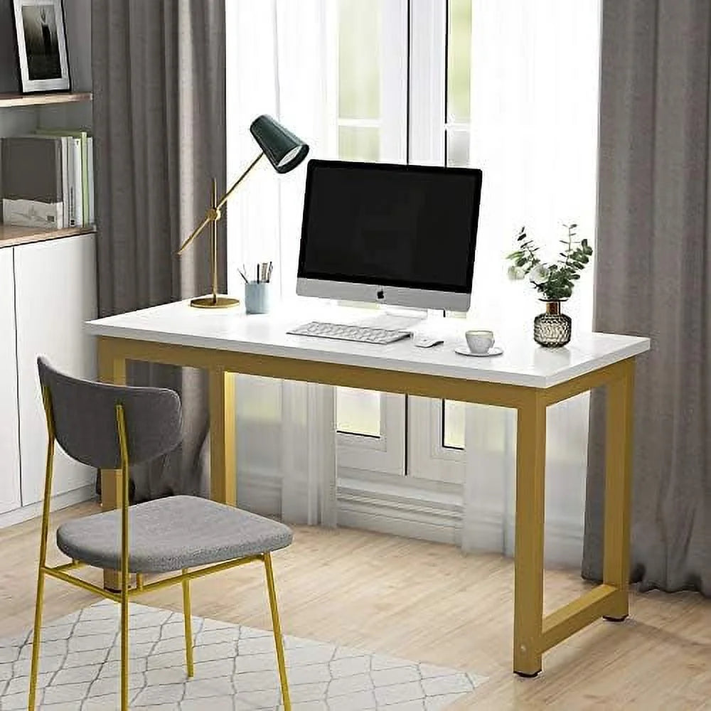 78.7 x 39.4 inch White Computer Desk P463609