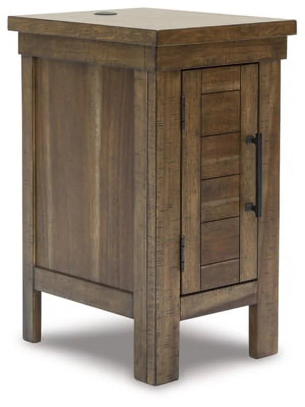 Chairside End Table Grayish Brown K76958