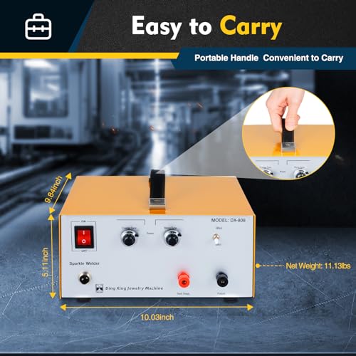 110V 80A Pulse Sparkle Spot Welder Machine with Foot Pedal W7506