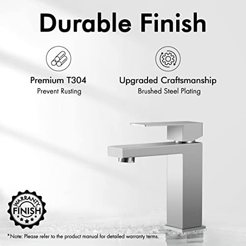 Black Vessel Sink Faucet with Sink Drain X695