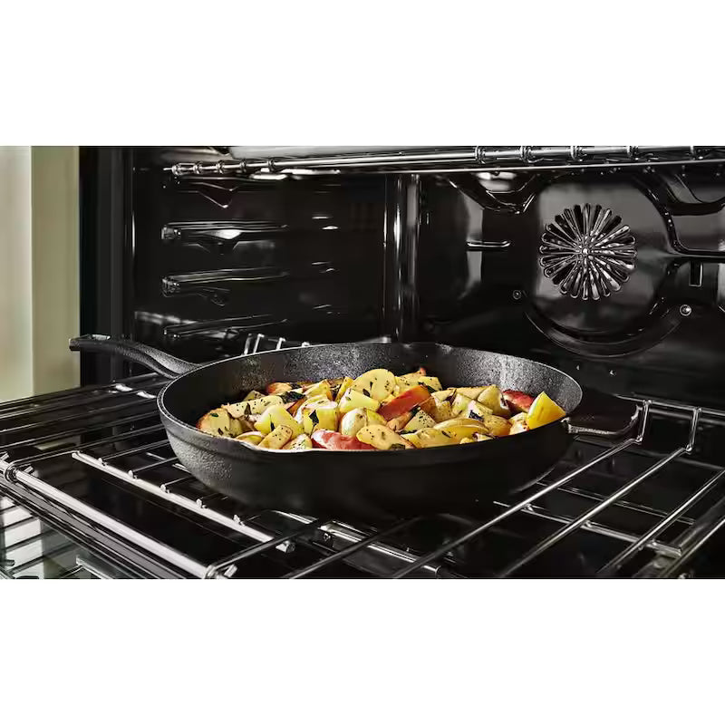 30 in. 4.1 cu. ft. Smart Gas Range with Self-Cleaning and True Convection in Stainless Steel H5366