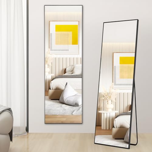 Arched Full Length Mirror 64"x 21" Gold H468
