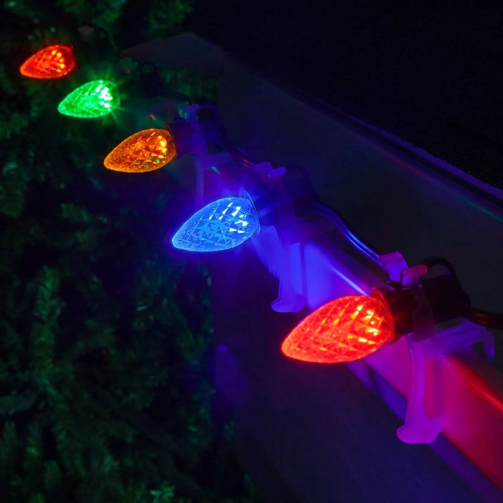 Multicolor LED Christmas Lights Replacement Bulbs, Pack of 25 J2115