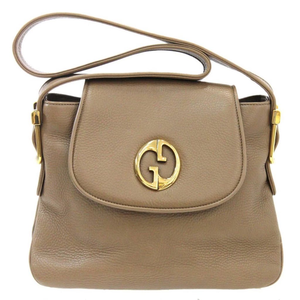 Pre-Owned Leather Shoulder Bag U63169